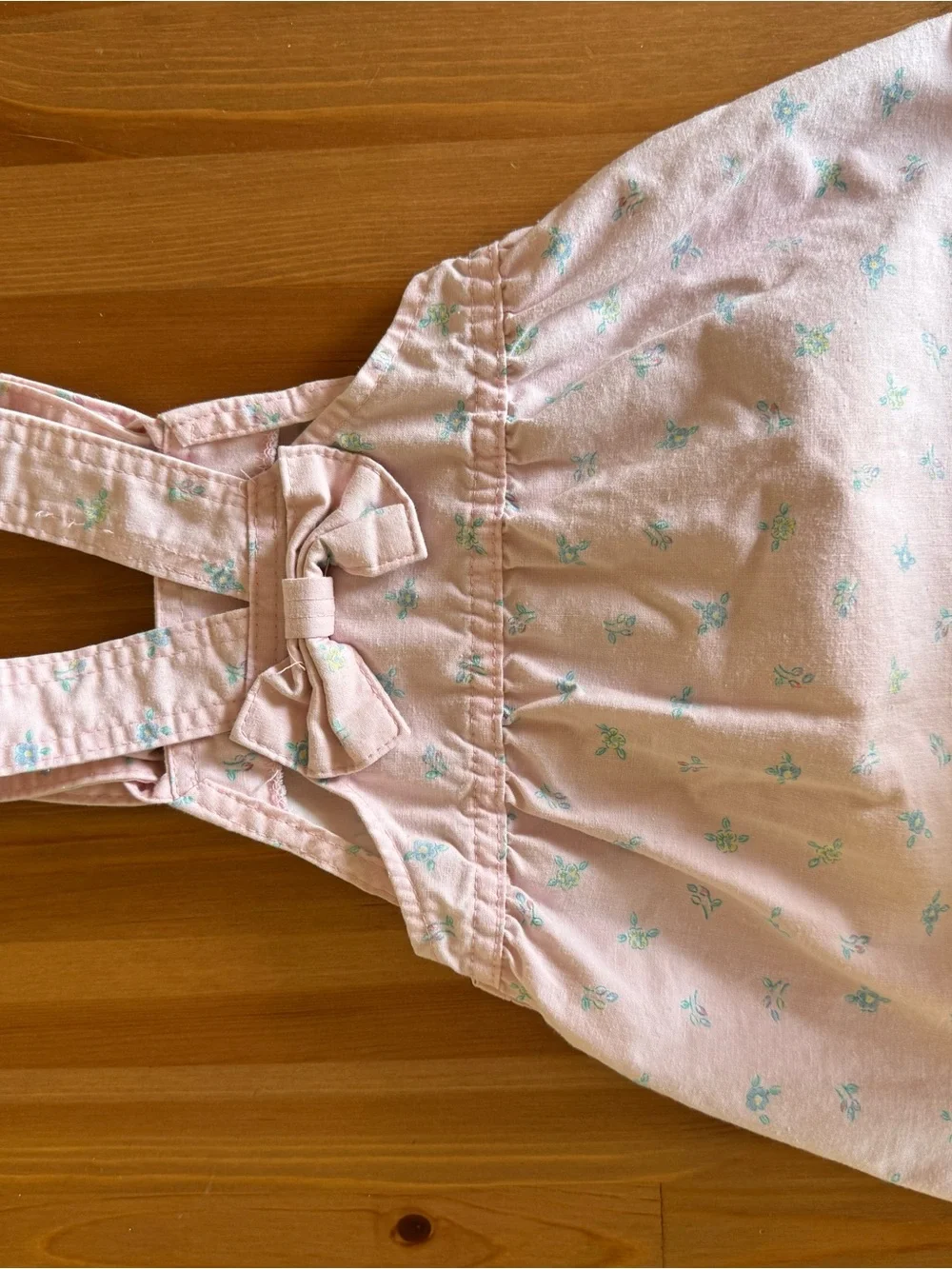 OshKosh B'gosh Pink Floral Overall Dress